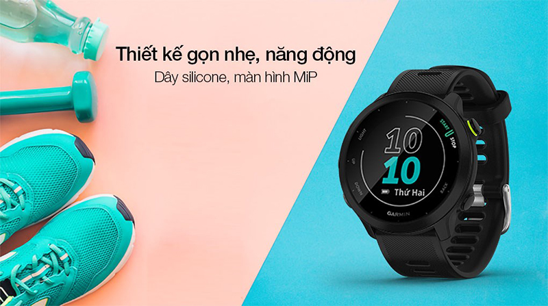 Đồng hồ có thiết kế gọn nhẹ